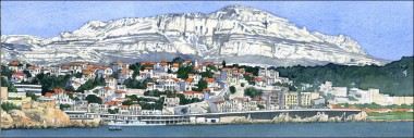 Marseille - Plage du Prophete & Massif des Calanques